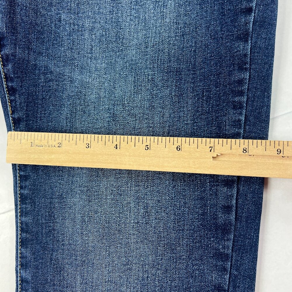Lucky Brand Jean Men 32x28* 412 Athletic Slim Blue Faded Stretch Denim Tag 32x30 - Picture 13 of 16